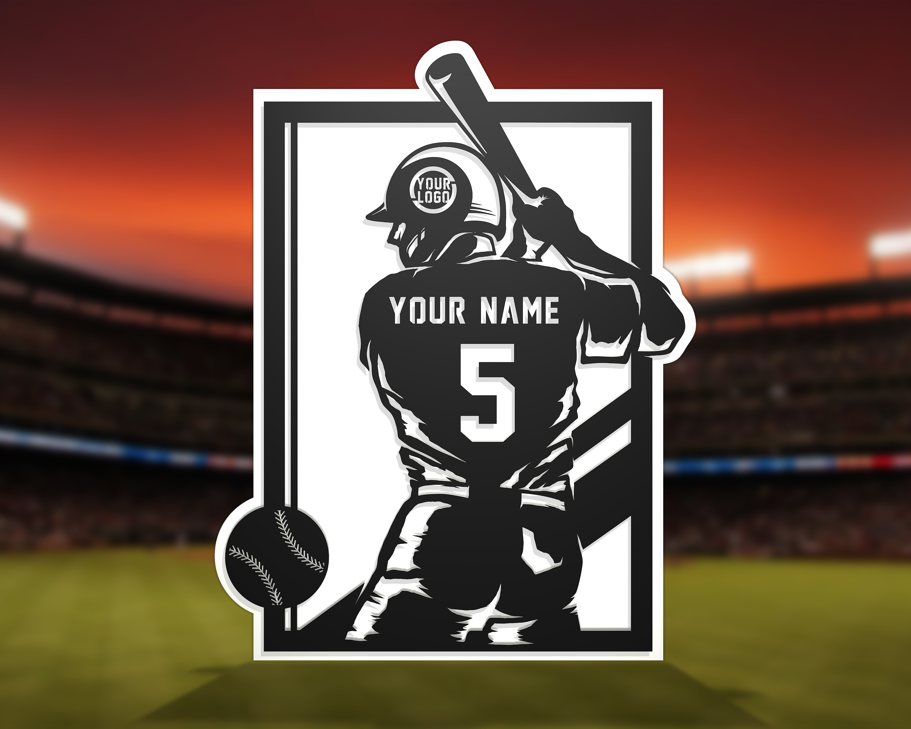 Stadium Series Plaques - Baseball