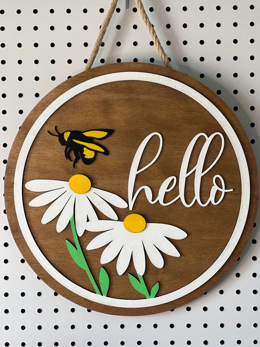 Door Hanger - Hello Bee