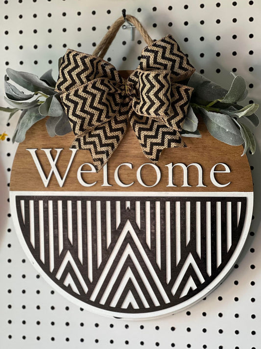 Door Hanger - Boho Welcome