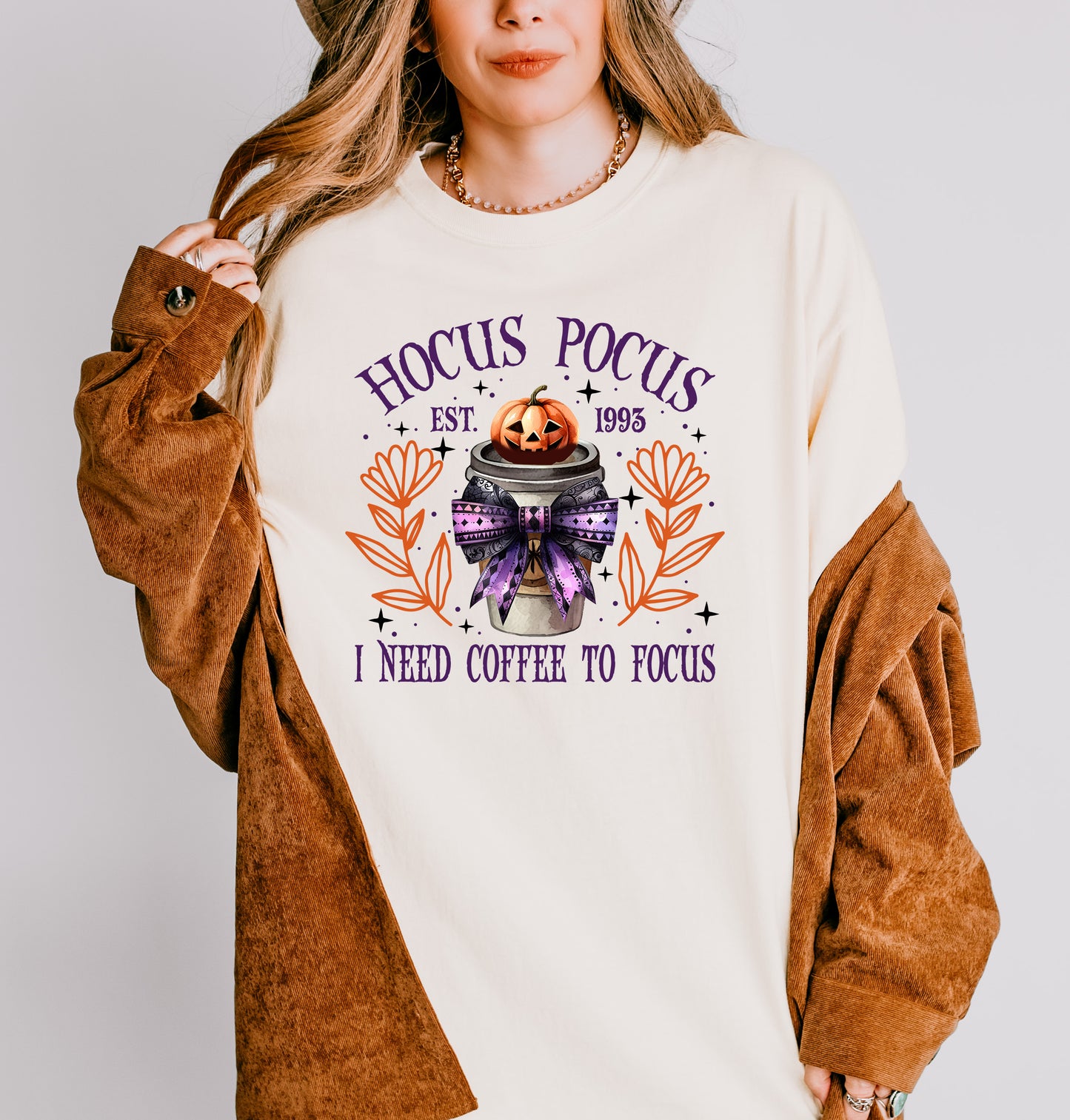 DTF Transfer - Hocus Pocus I Need Coffee To Focus