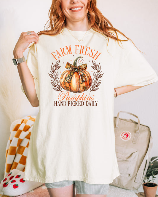 DTF Transfer -Farm Fresh Pumpkins