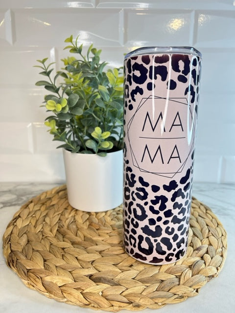 20oz Skinny Tumbler - Mama