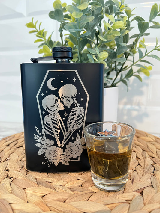 8oz Flask - The Lovers No.7