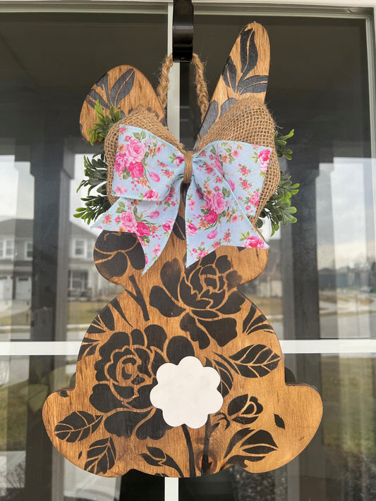 Door Hanger- Bunny-Floral