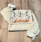 Sweatshirt - Dancing Skeleton Crew Neck in Sand