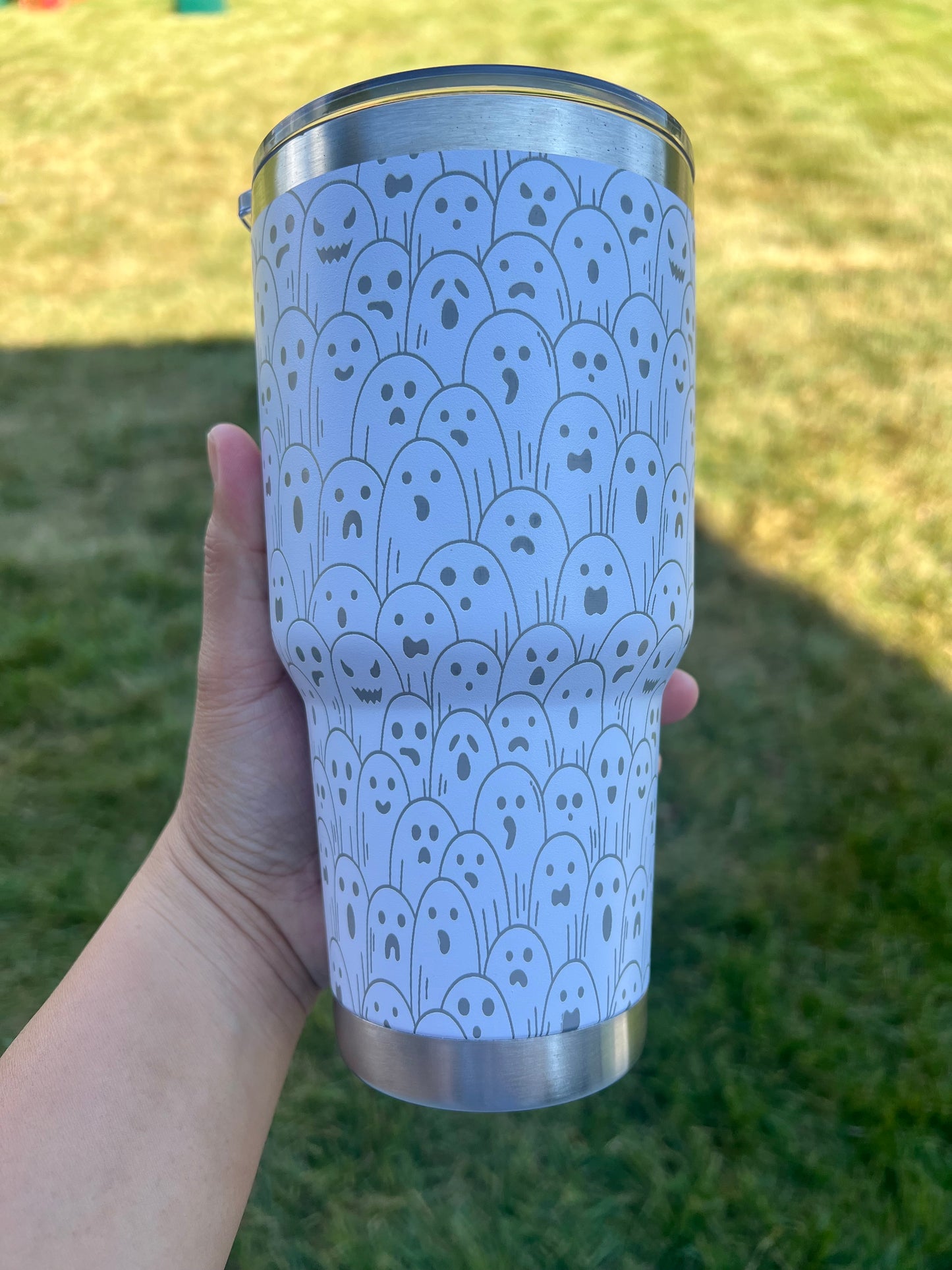 30oz Engraved Tumbler - Ghost