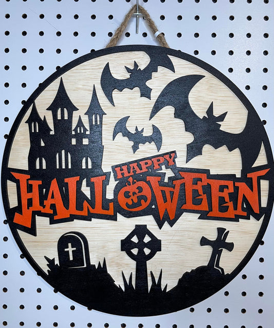Door Hanger - Happy Halloween