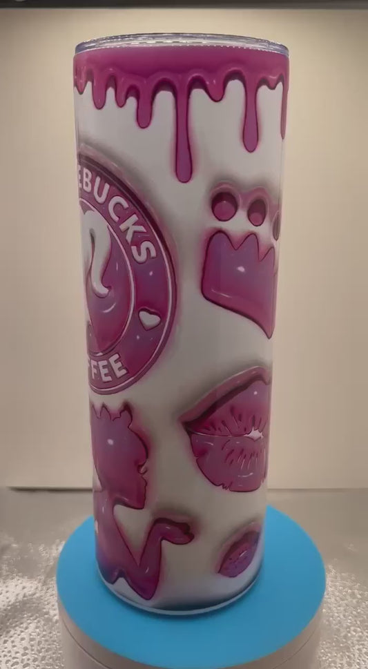 20oz Skinny Tumbler - BarbieBucks Coffee