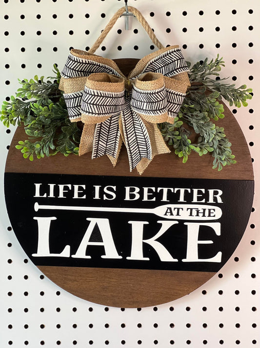 Door Hanger - Life Is Better At The Lake